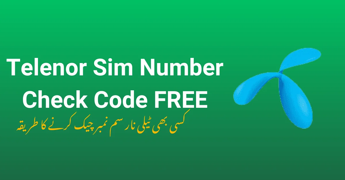 Telenor Sim Number check