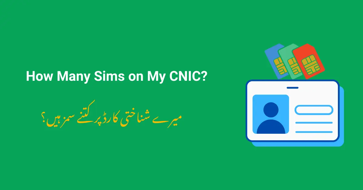 How Many Sims on My CNIC